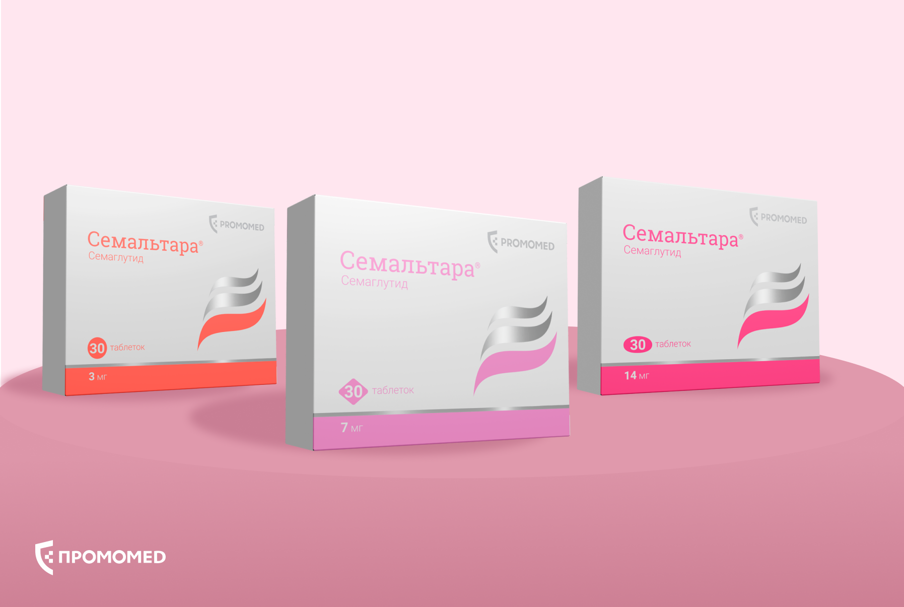ПРОМОМЕД зарегистрировал первый в России семаглутид в таблетках — препарат Семальтара®