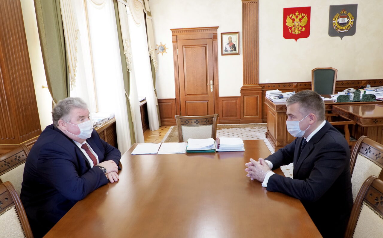 Председатель Совета директоров ГК «Промомед» Петр Белый встретился с Главой республики Владимиром Волковым